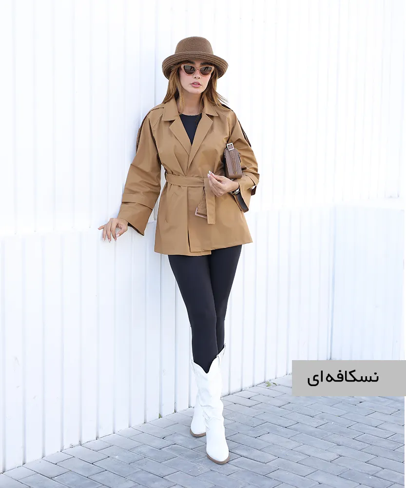 بارانی آستین رگلان C41018 - Image 7