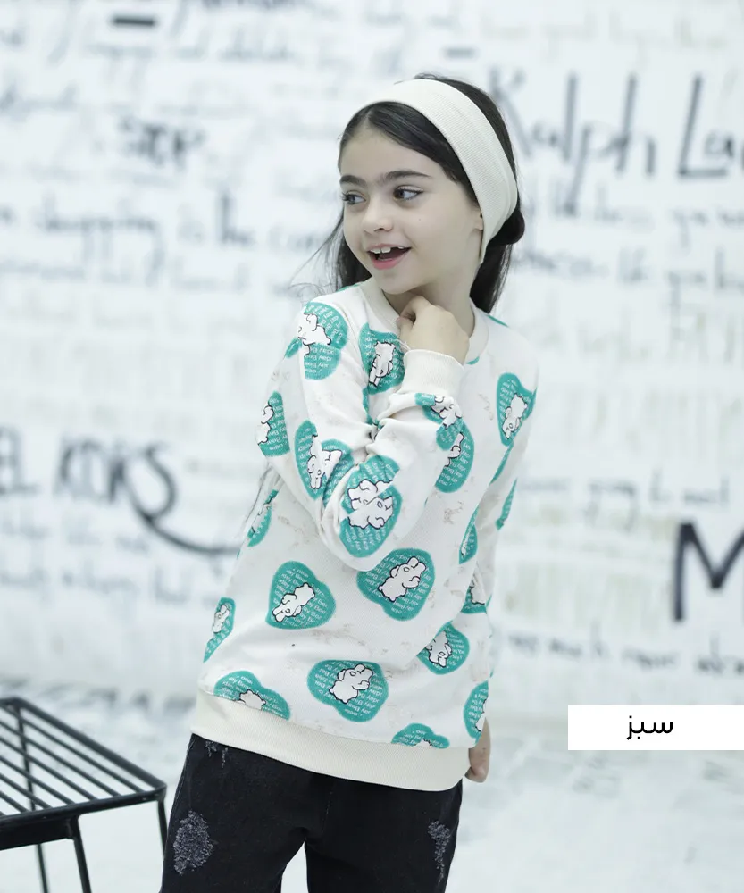 بلوز تک خرس قلبی B45290 - Image 4