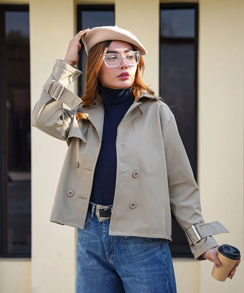 کت کوتاه یقه انگلیسی K41385