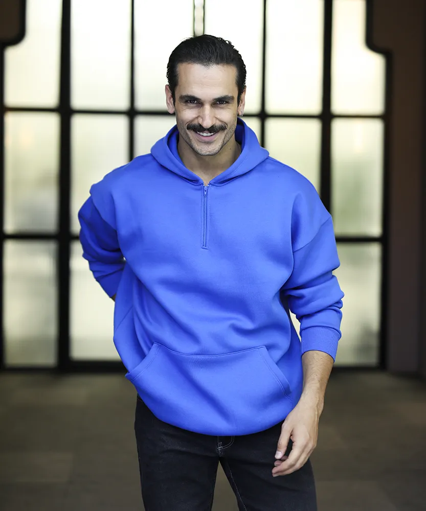 هودی نیم زیپ H32042