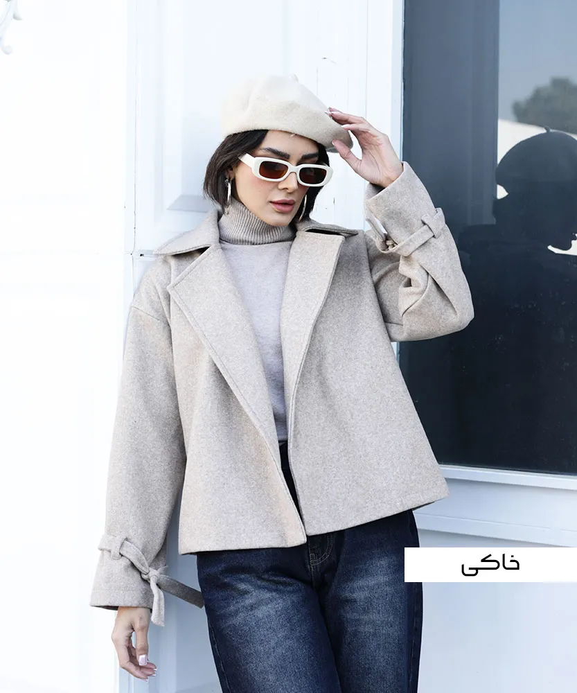 کت آستین گره ای K41474 - Image 5