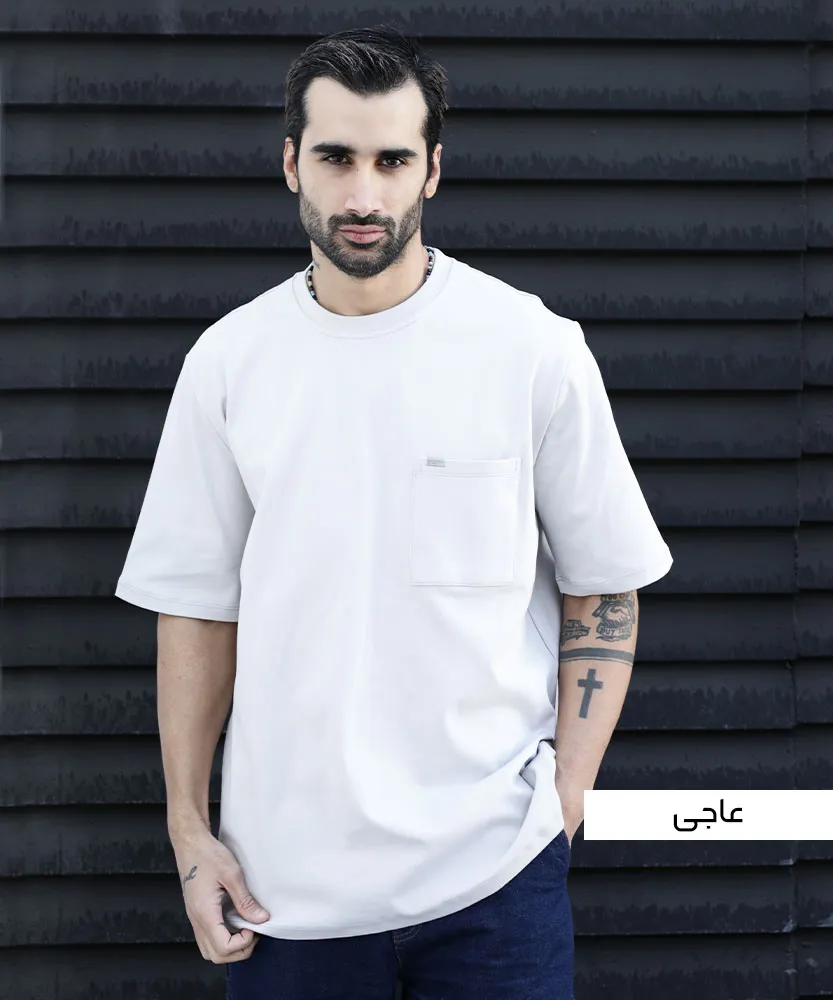 تیشرت جیب دار T32396 - Image 3