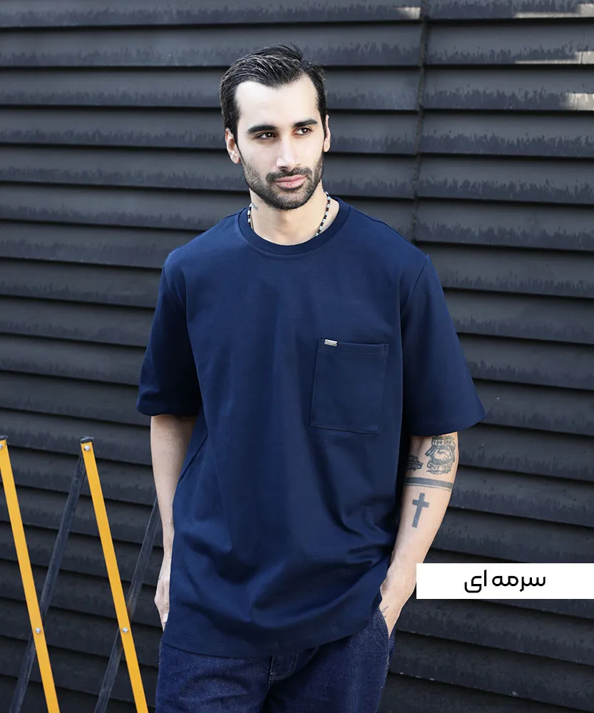 تیشرت جیب دار T32396 - Image 4