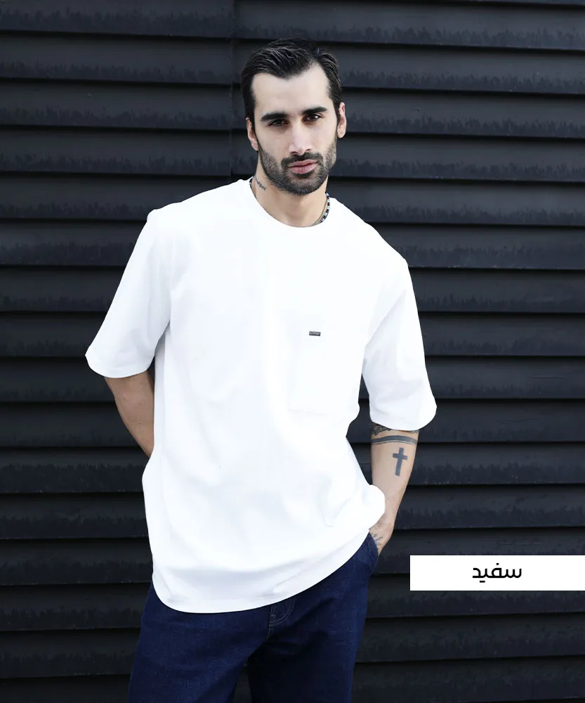 تیشرت جیب دار T32396 - Image 7