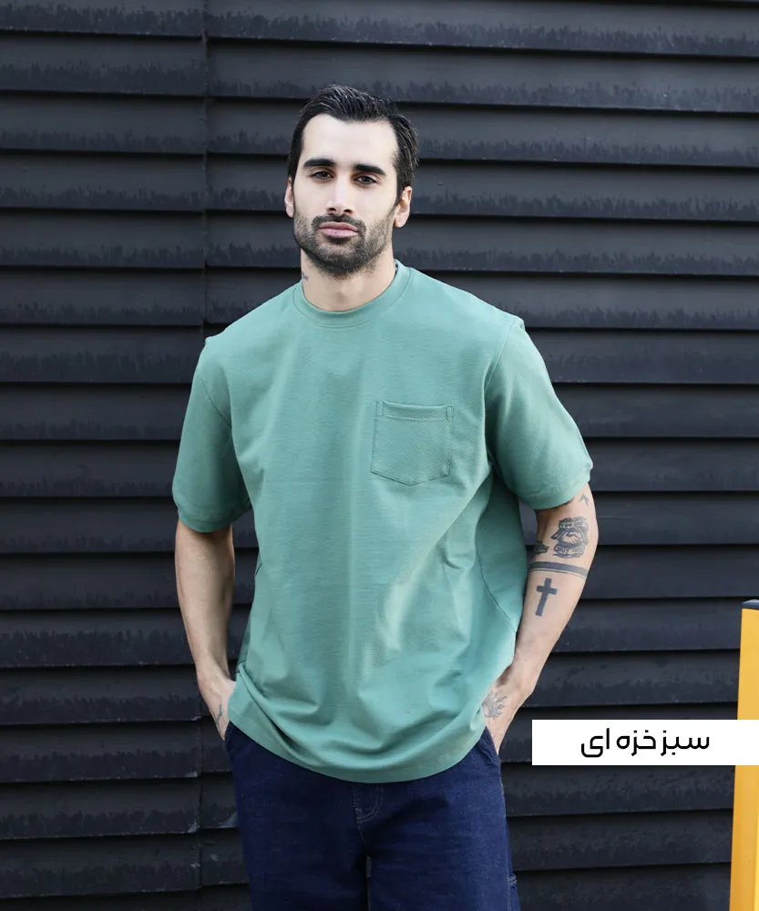 تیشرت یقه گرد جودون T32922 - Image 3