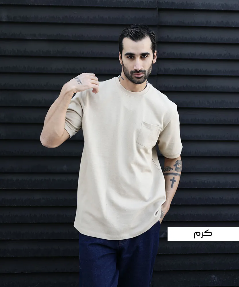 تیشرت یقه گرد جودون T32922 - Image 4