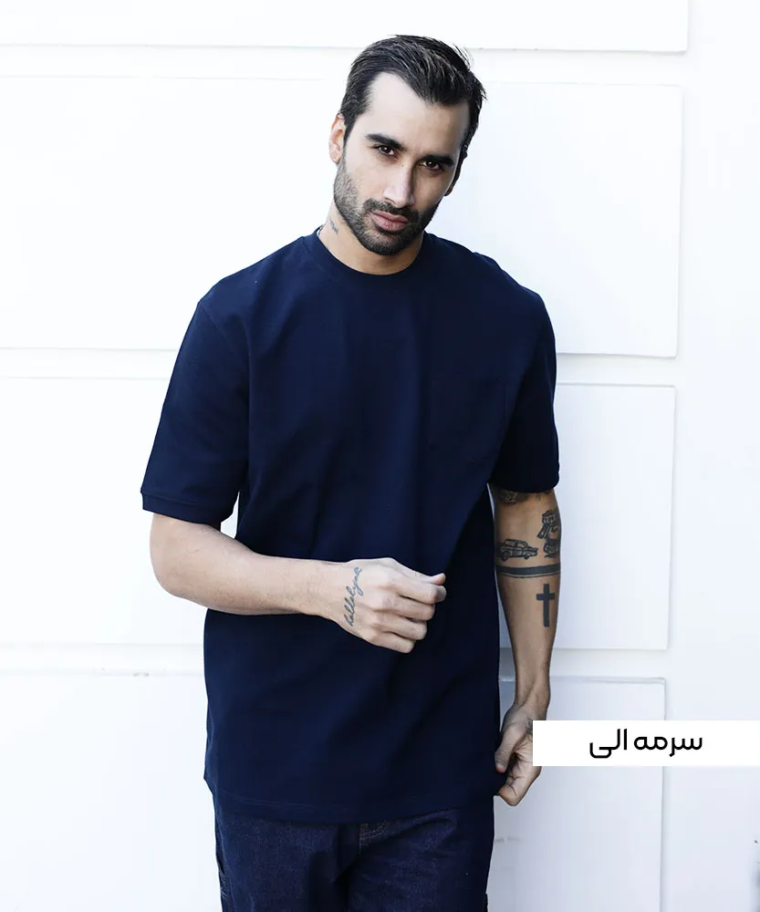 تیشرت یقه گرد جودون T32922 - Image 7