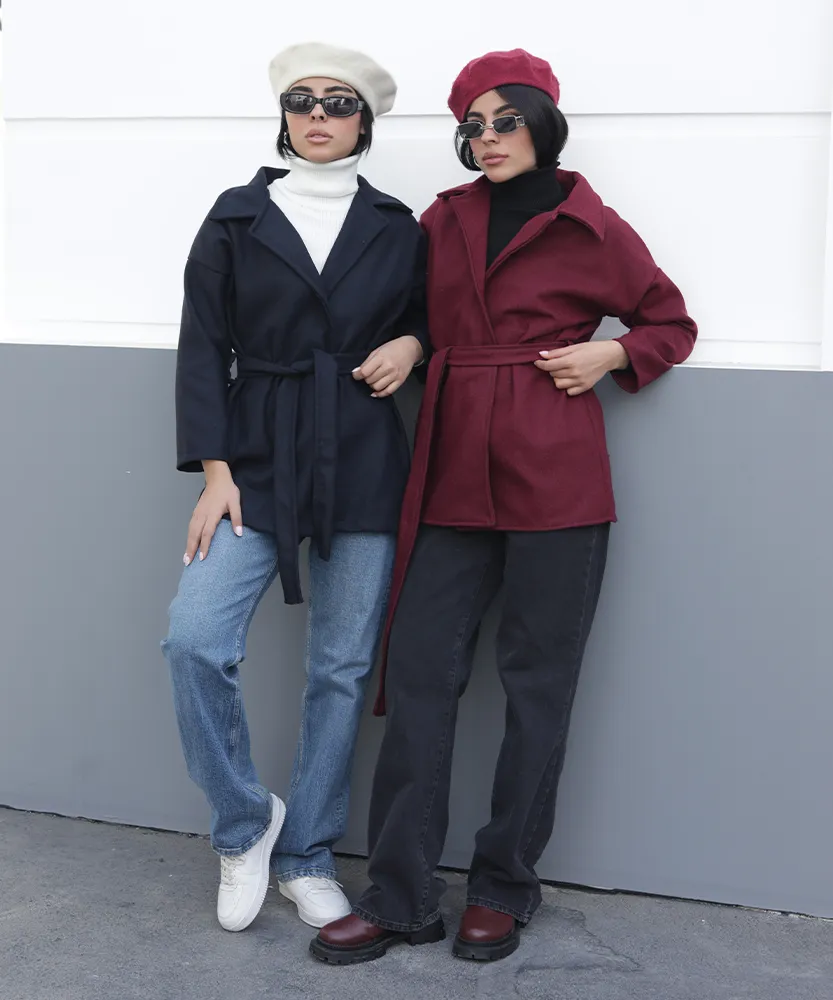 پالتو پشمی کوتاه C41015