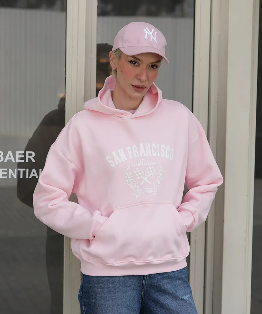 هودی زنانه سه نخ H41027