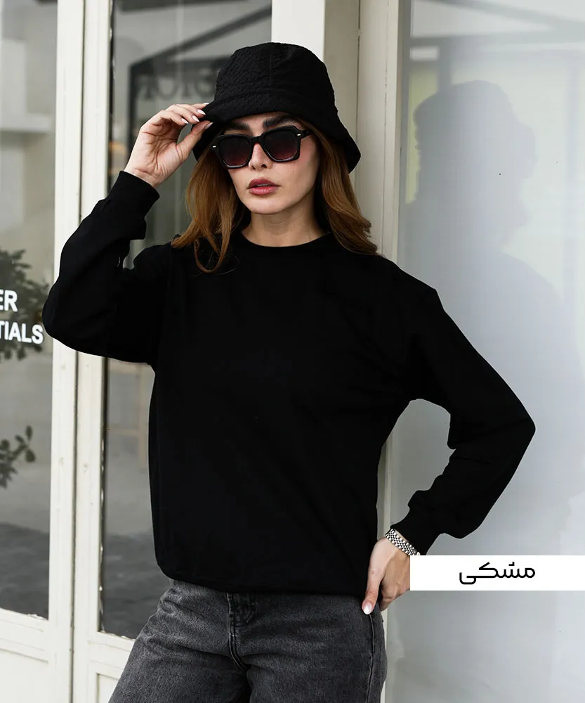 بلوز دورس یقه گرد B41165 - Image 5