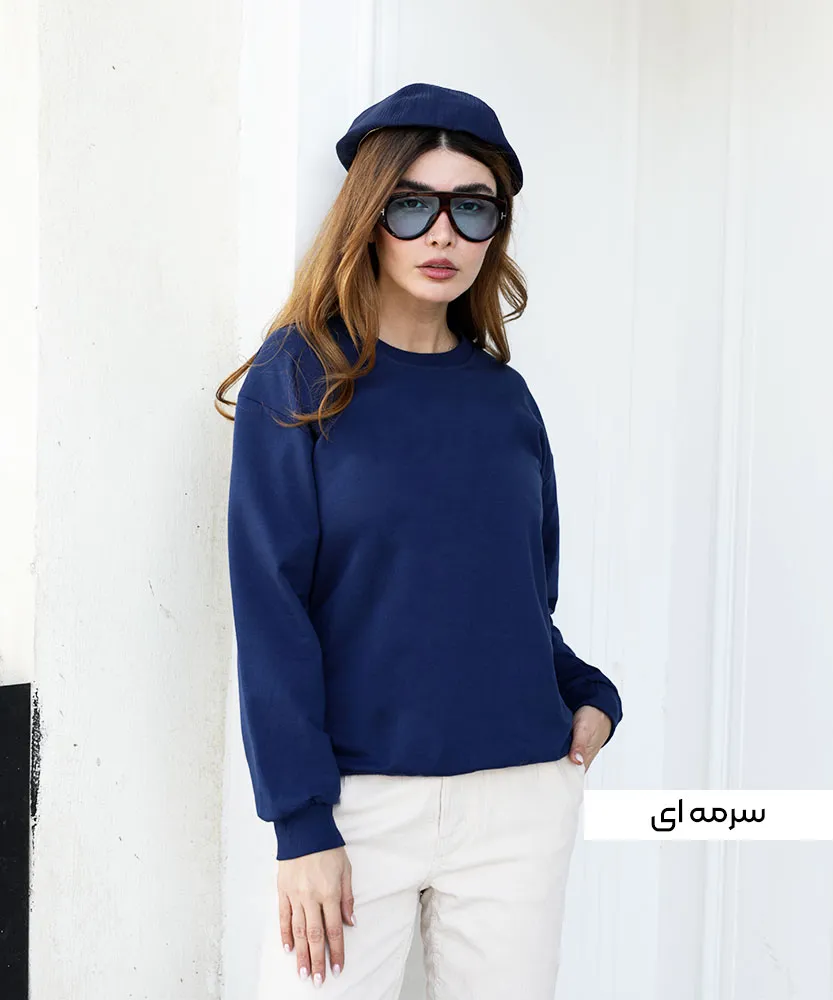 بلوز دورس یقه گرد B41165 - Image 6