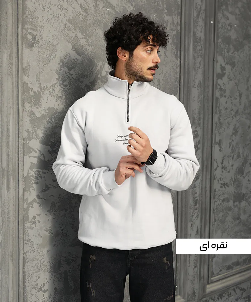 بلوز دورس نیم زیپ B42140 - Image 3