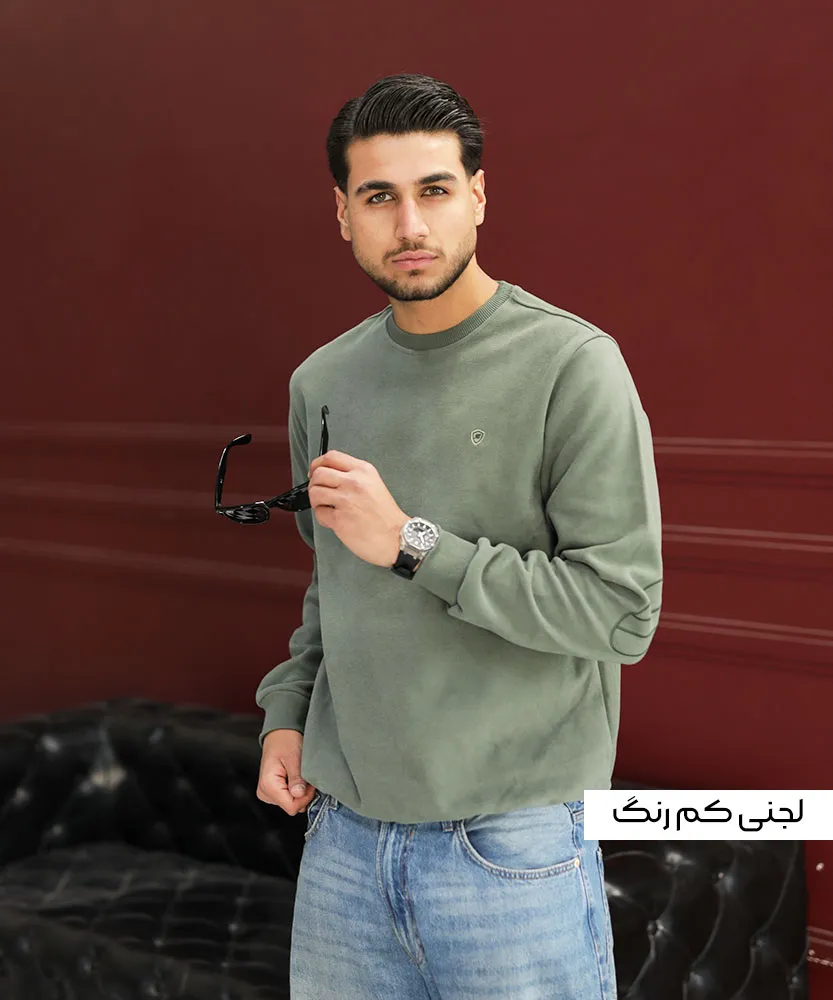 بلوز مردانه یقه گرد B42148 - Image 2