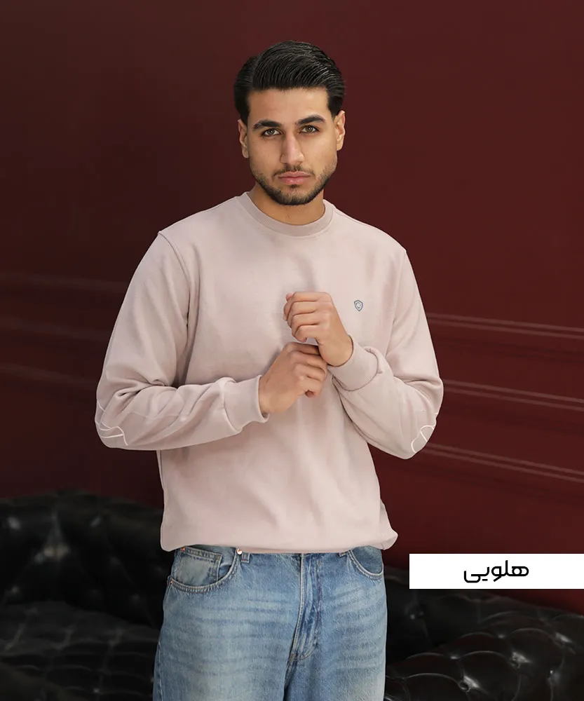 بلوز مردانه یقه گرد B42148 - Image 4