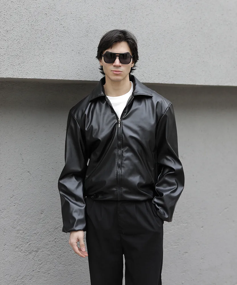 کاپشن چرم مردانه