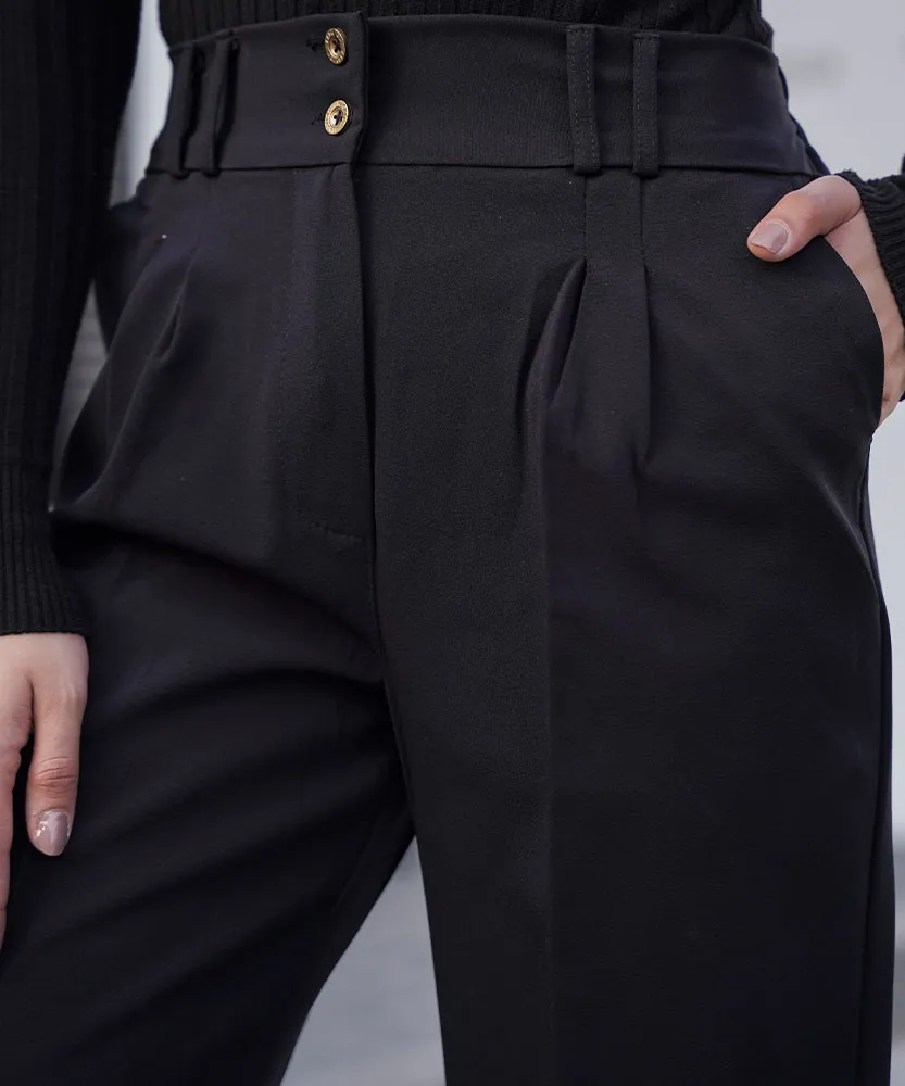 شلوار مازراتی واید لگ E41066 - Image 4