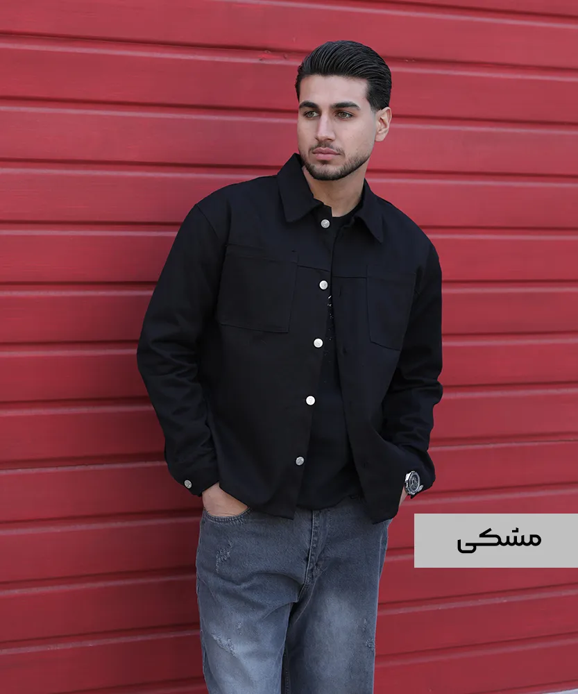 پیراهن کتان مردانه P42055 - Image 3