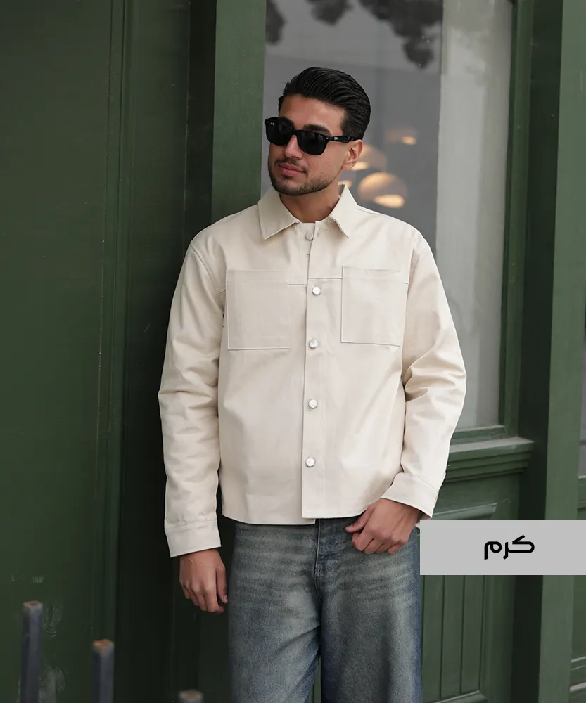پیراهن کتان مردانه P42055 - Image 4