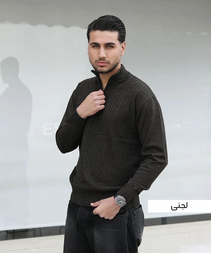 بلوز نیم زیپ V42006 - Image 7