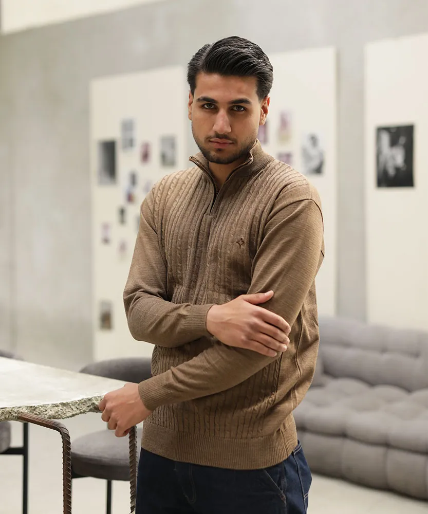 بلوز نیم زیپ V42006