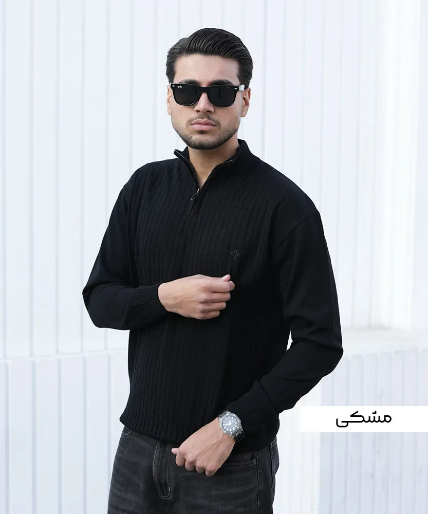 بلوز نیم زیپ V42006 - Image 9