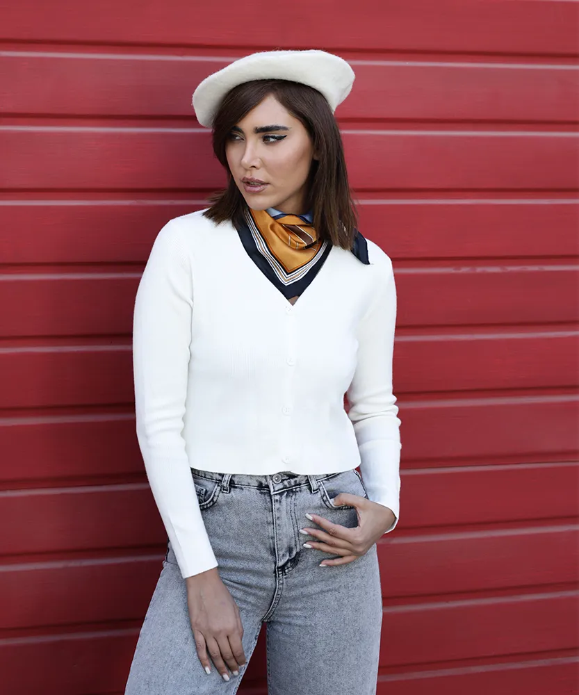 ژاکت دکمه دار V41017