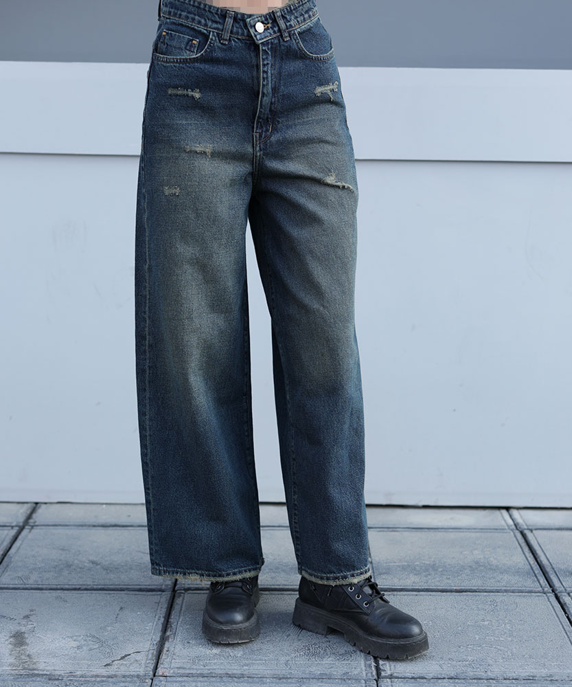 شلوار جین زنانه فول بگ E31443