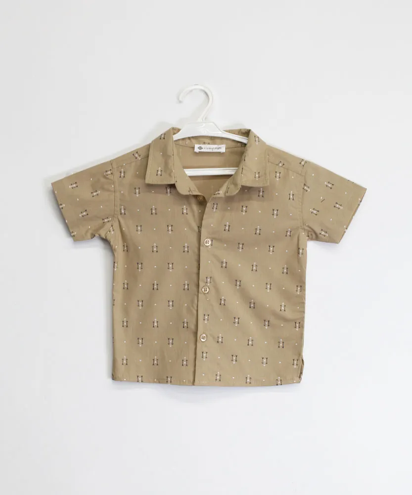 پیراهن بچگانه طرح دار P45134