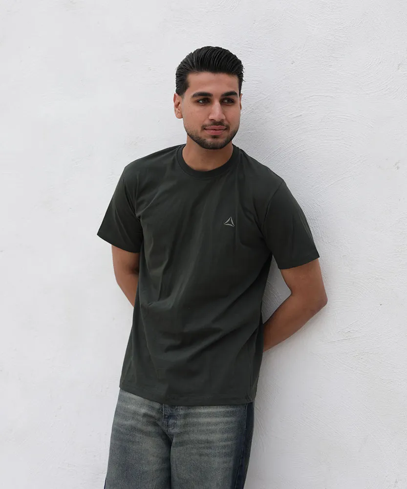 تیشرت مردانه سوپر یقه گرد T32214