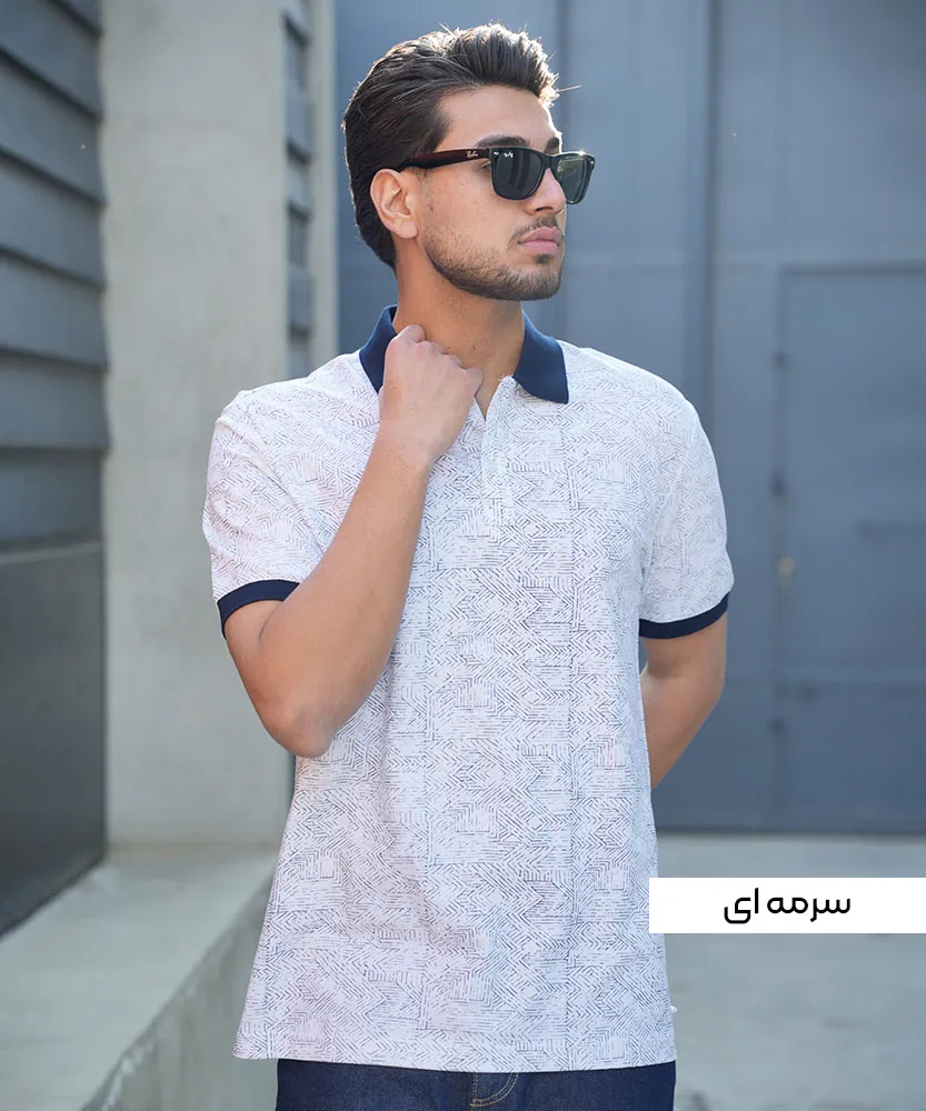 تیشرت جودون چاپی مردانه T42313 - Image 2