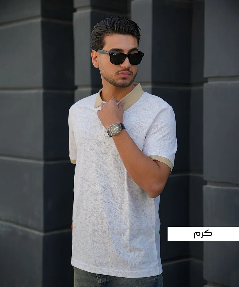 تیشرت جودون چاپی مردانه T42313 - Image 5