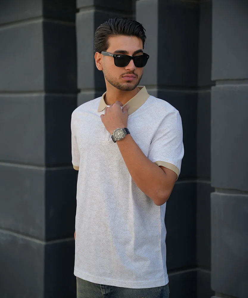 تیشرت جودون چاپی مردانه T42313