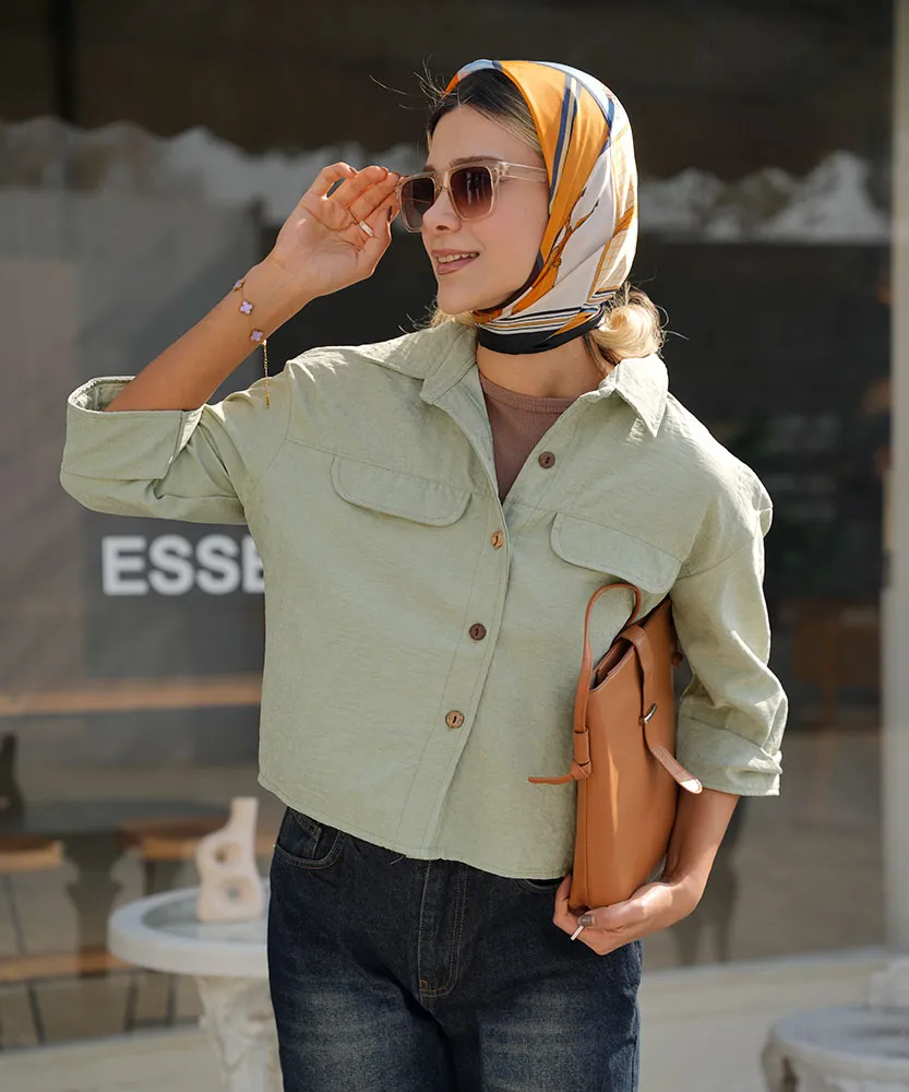 شومیز سیلک پلاس A411171