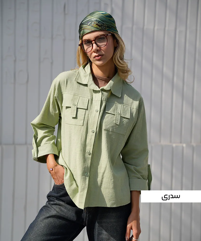 شومیز کایلی دو جیب A411209 سدری