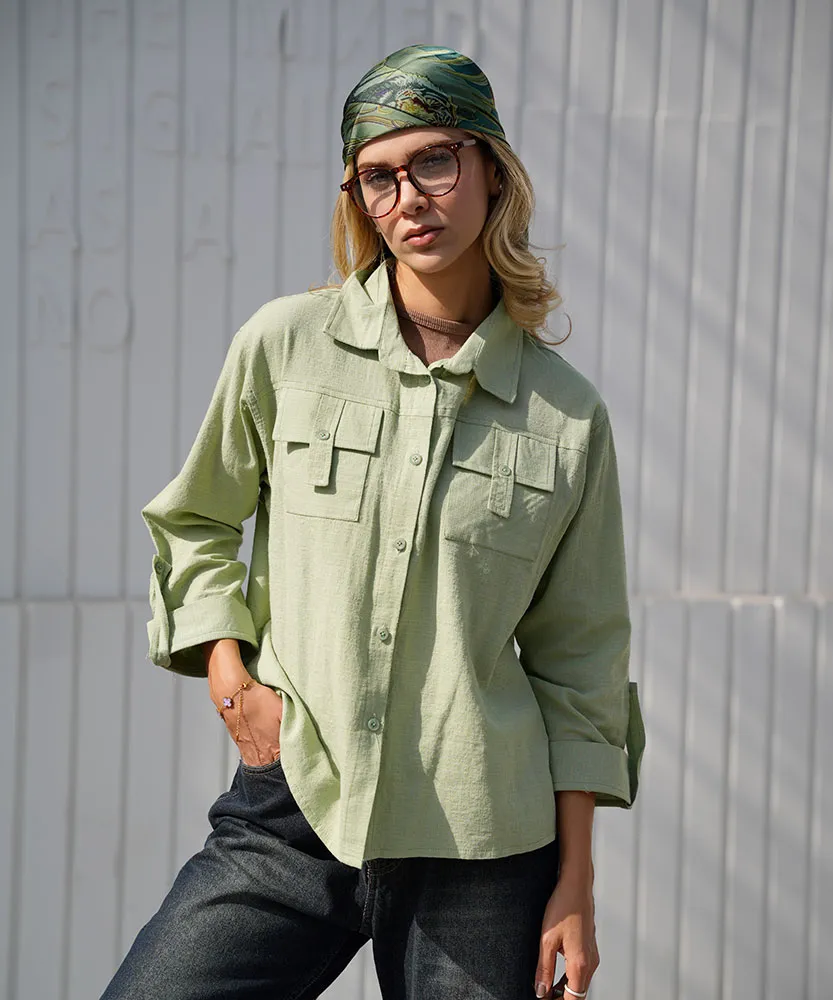 شومیز کایلی دو جیب A411209