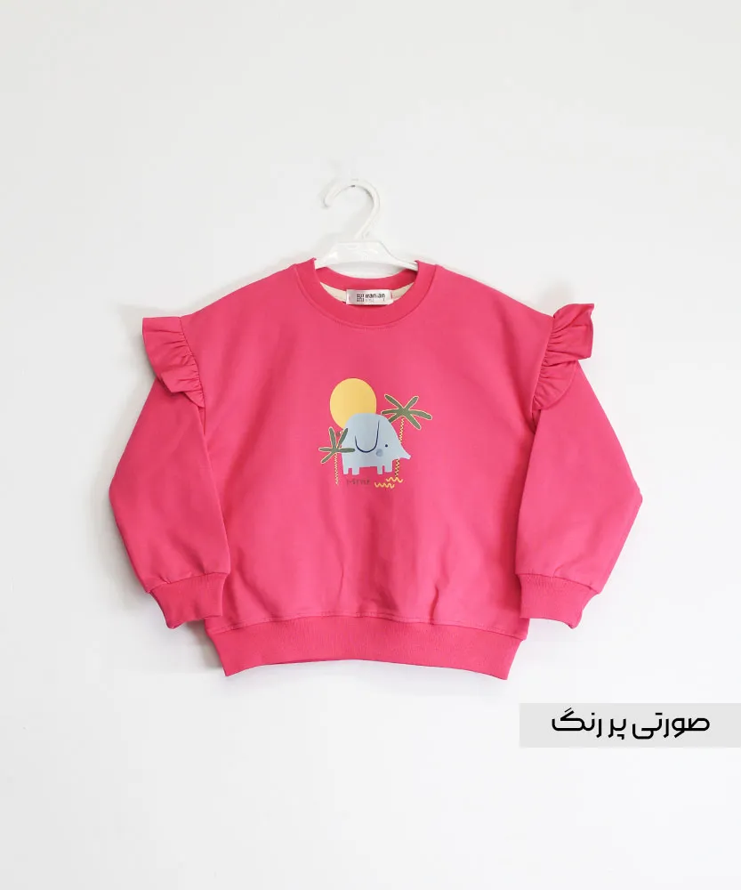 بلوز بچگانه دخترانه دورس دونخ B45251 - صورتی پرنگ