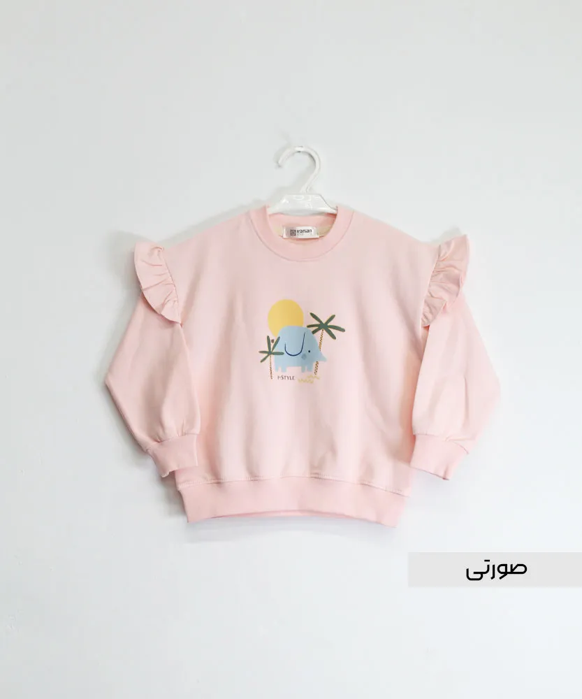 بلوز بچگانه دخترانه دورس دونخ B45251 صورتی