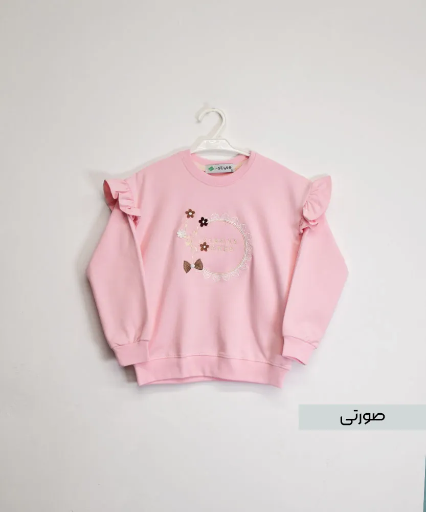 بلوز بچگانه دخترانه گلکسی B45520 رنگ صورتی