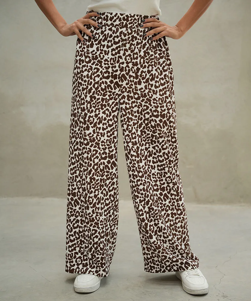 شلوار راحتی پلنگی E41985