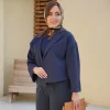 کت یقه انگلیسی کرپ K41704