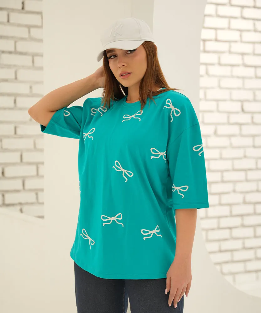 تیشرت باکسی پاپیون T4100010