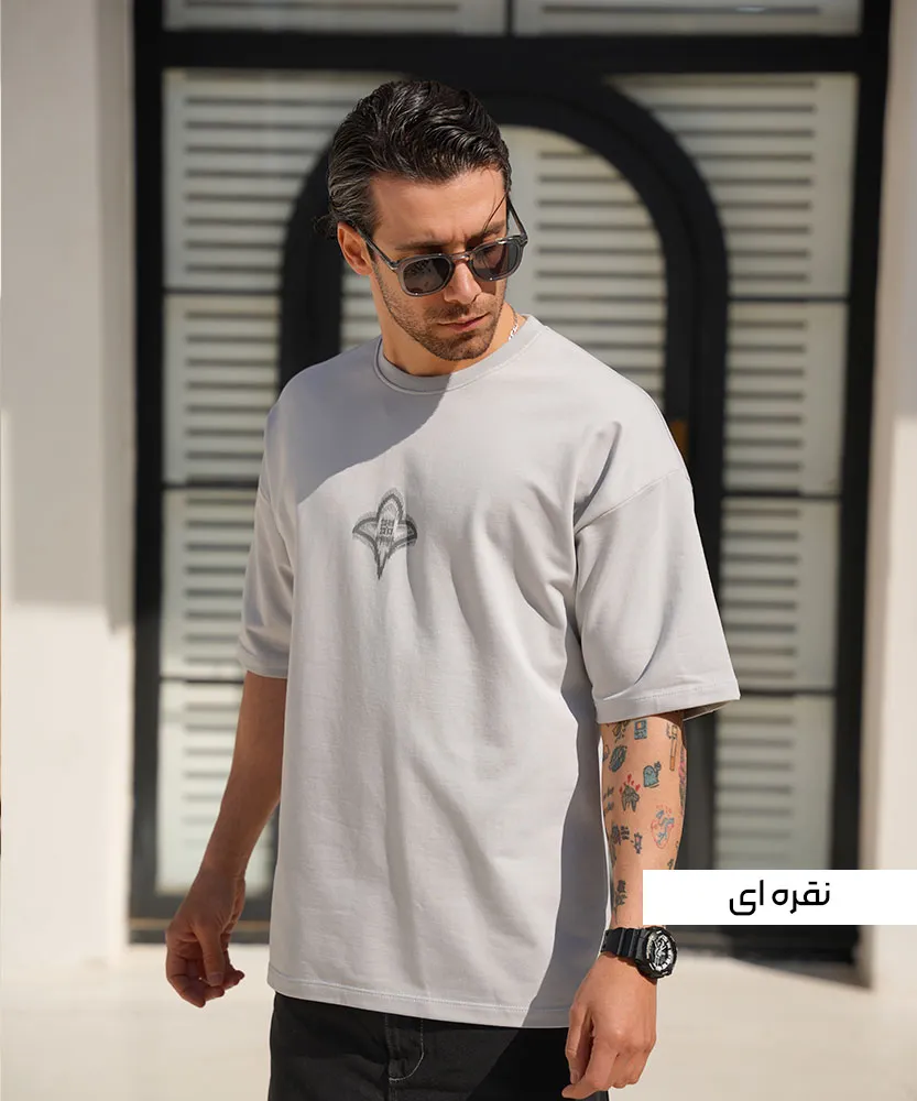 تیشرت لانگ مردانه T42317 - Image 8