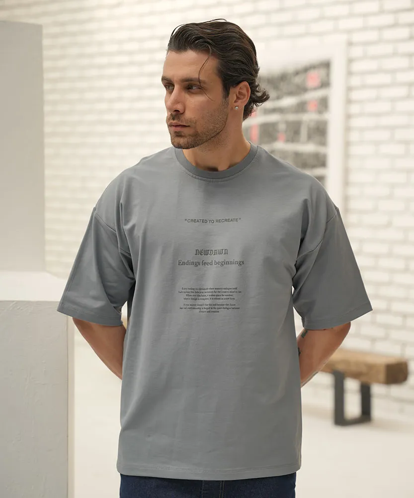 تیشرت لانگ مردانه دو نخ T42318