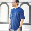 تیشرت ساده مردانه دورو پنبه T42356
