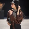 شومیز ساتن گره ای A41614
