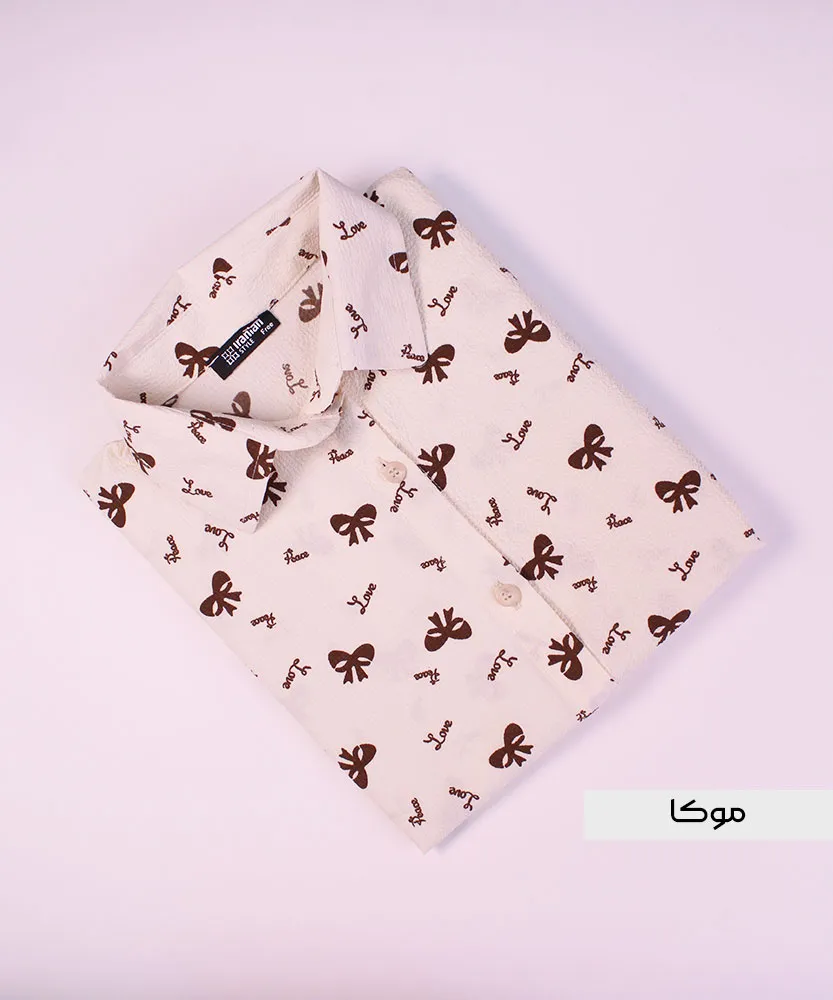 شومیز یارا پاپیونی A51076 - Image 6