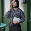 شومیز گره ای راه راه A41885