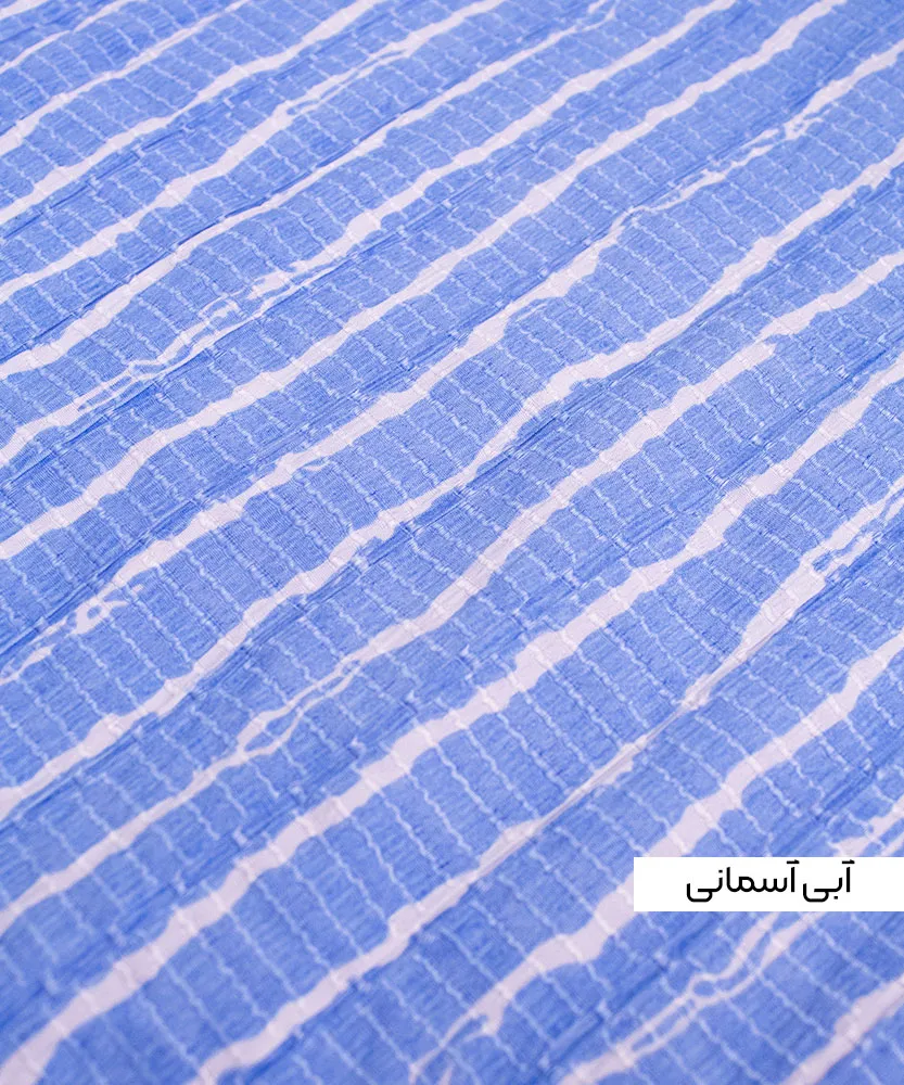 شومیز گره ای راه راه A41885 - Image 4