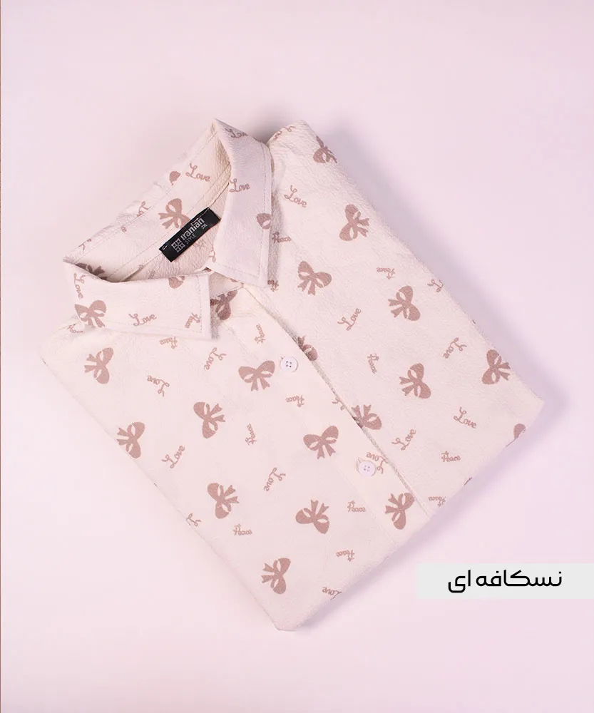 شومیز یارا ینزی پاپیونی A51177 - Image 5
