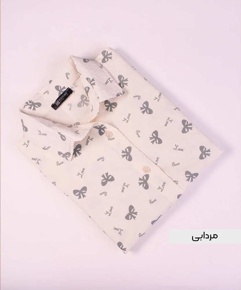 شومیز یارا ینزی پاپیونی A51177 - Image 6